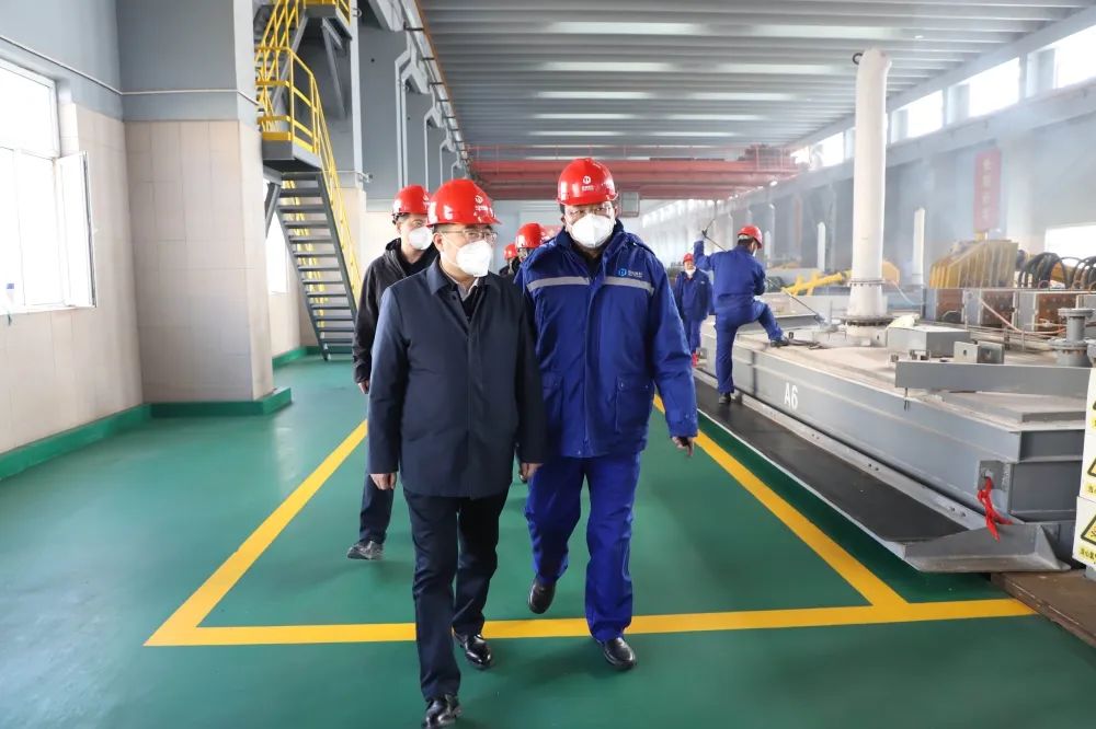 朝阳市副市长刘文俊莅临金钛股份调研、指导(图1)